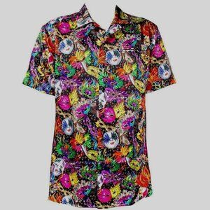 Men's Mardi Gras Button Down Shirt
